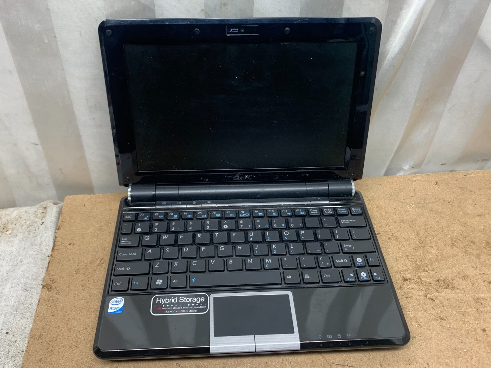 Asus Eee PC100HE Laptop Notebook Computer 10″ AS IS PARTS REPAIR