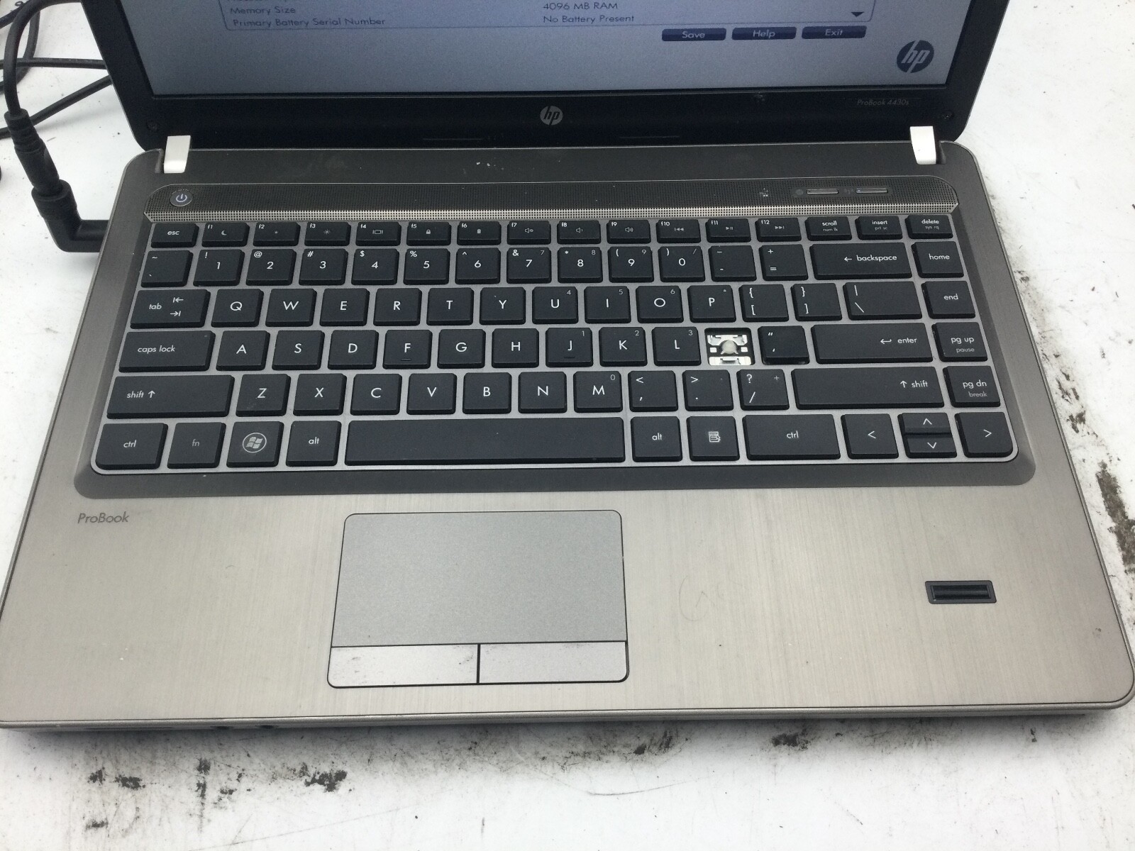 HP PROBOOK 4430s – BOOTS TO BIOS – INTEL I5 2450M – 4GB RAM -READ DESCRIPTION-BB