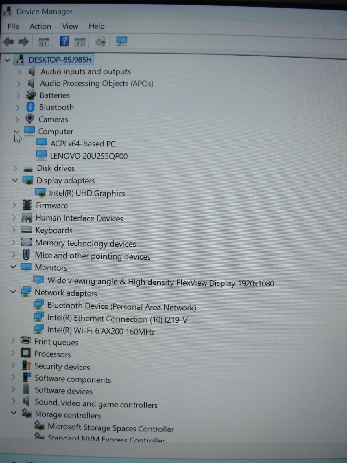 Lenovo ThinkPad L14 Gen 1 14”FHD Intel Core i5-10210U 1.6GHz 8GB RAM 256GB SSD
