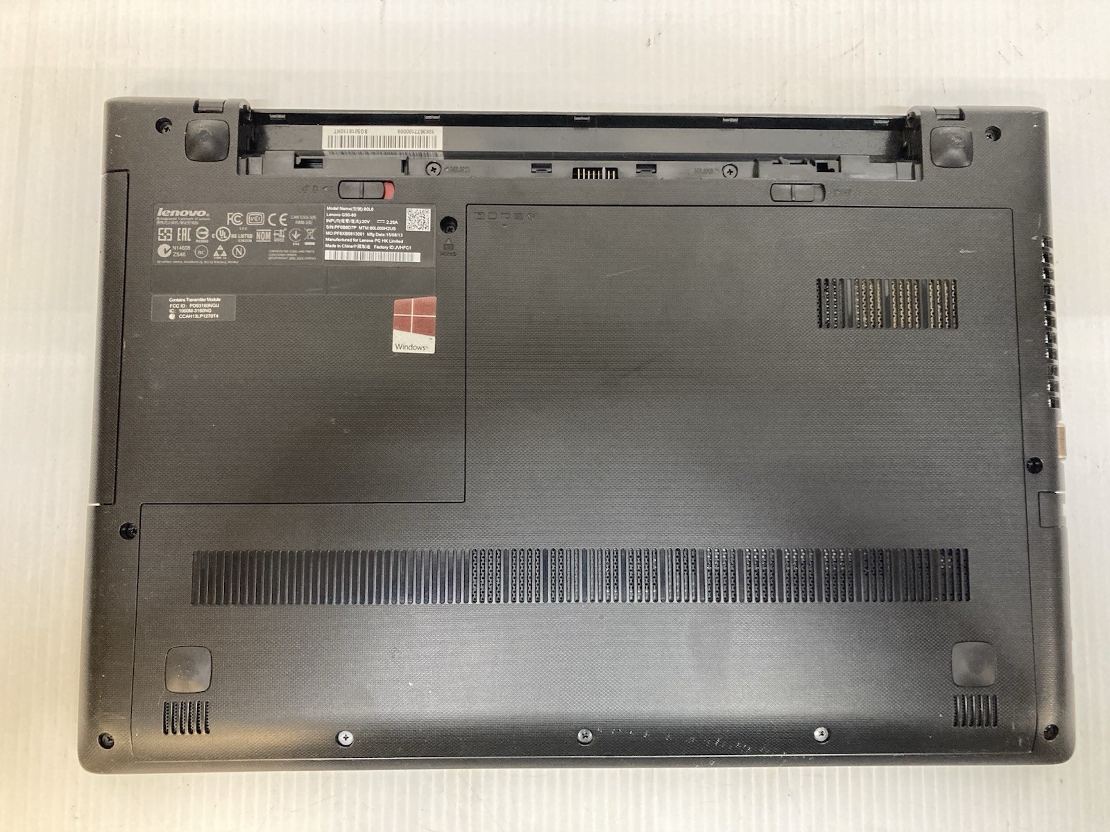 Lenovo G50-80L0 | Intel i3-4030U 1.9GHz | 4 GB – NO HDD/OS/Battery – READ
