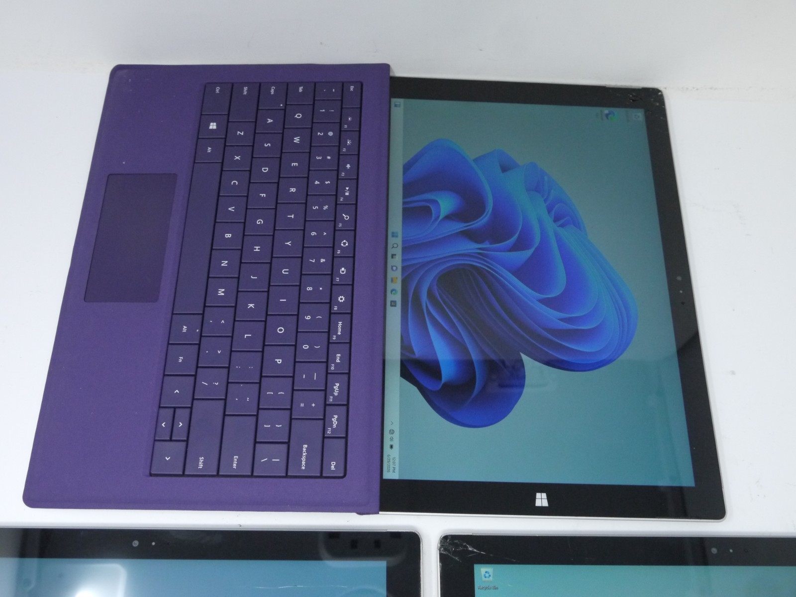 Lot of 3 Microsoft Surface Pro 3 12″ 128GB & 256GB Tablets – Working But Read