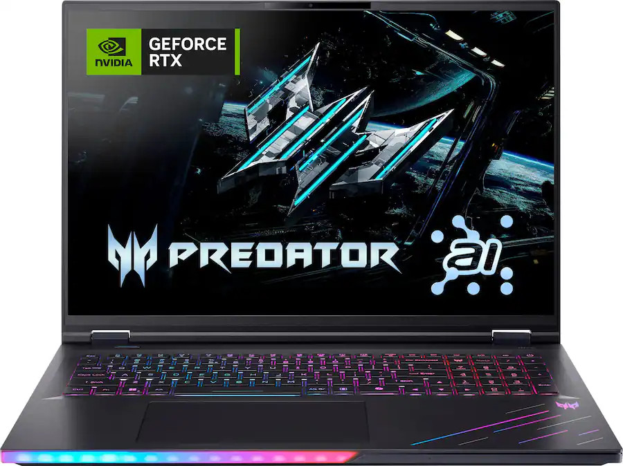 Acer Predator Helios 18 AI✓U9 275HX✓64GB RAM✓2TB✓Mini-LED 4K✓RTX 5090 24GB✓WRNTY