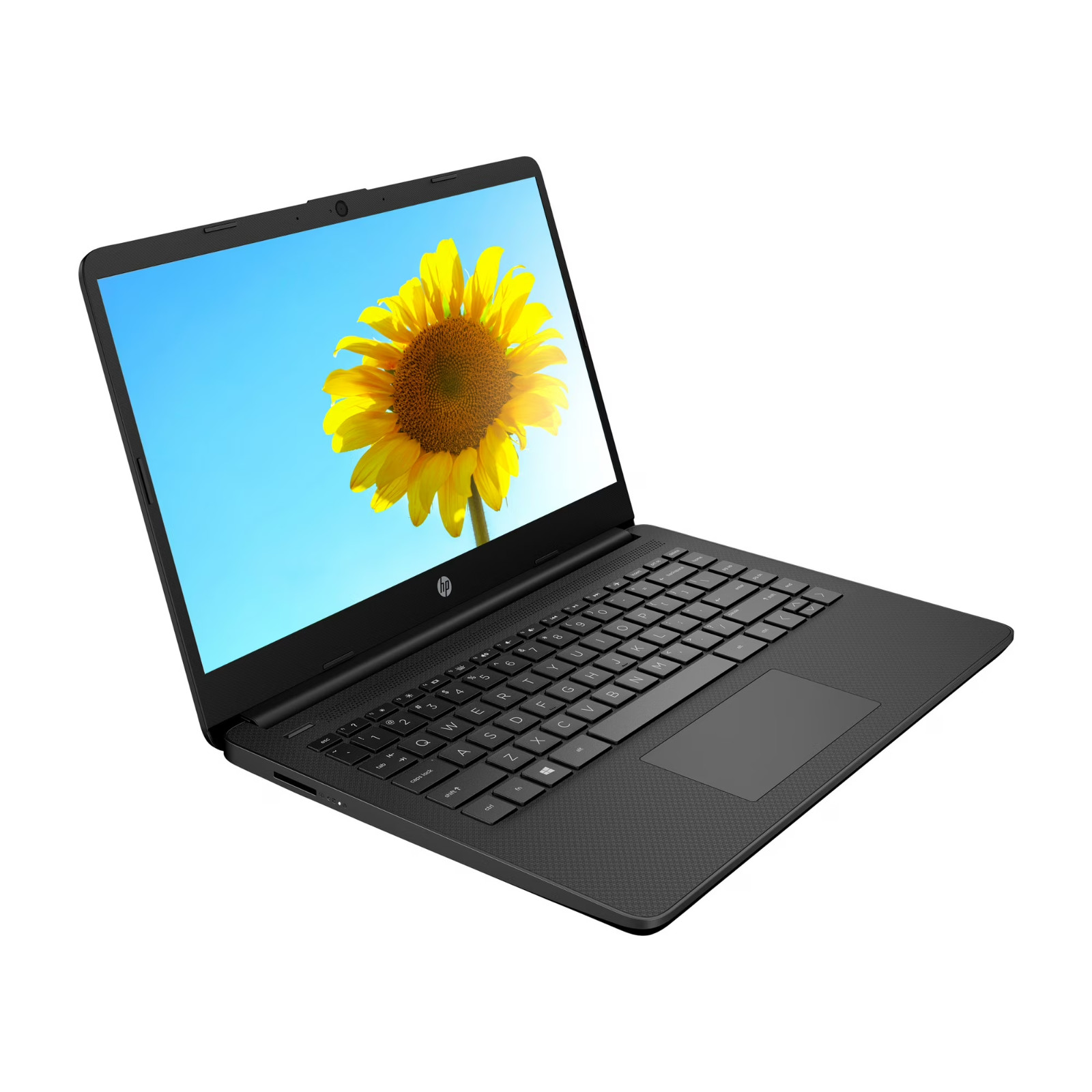 HP Laptop 14” HD LCD, 64GB eMMC, 16GB RAM, Windows 11 Home, Jet Black
