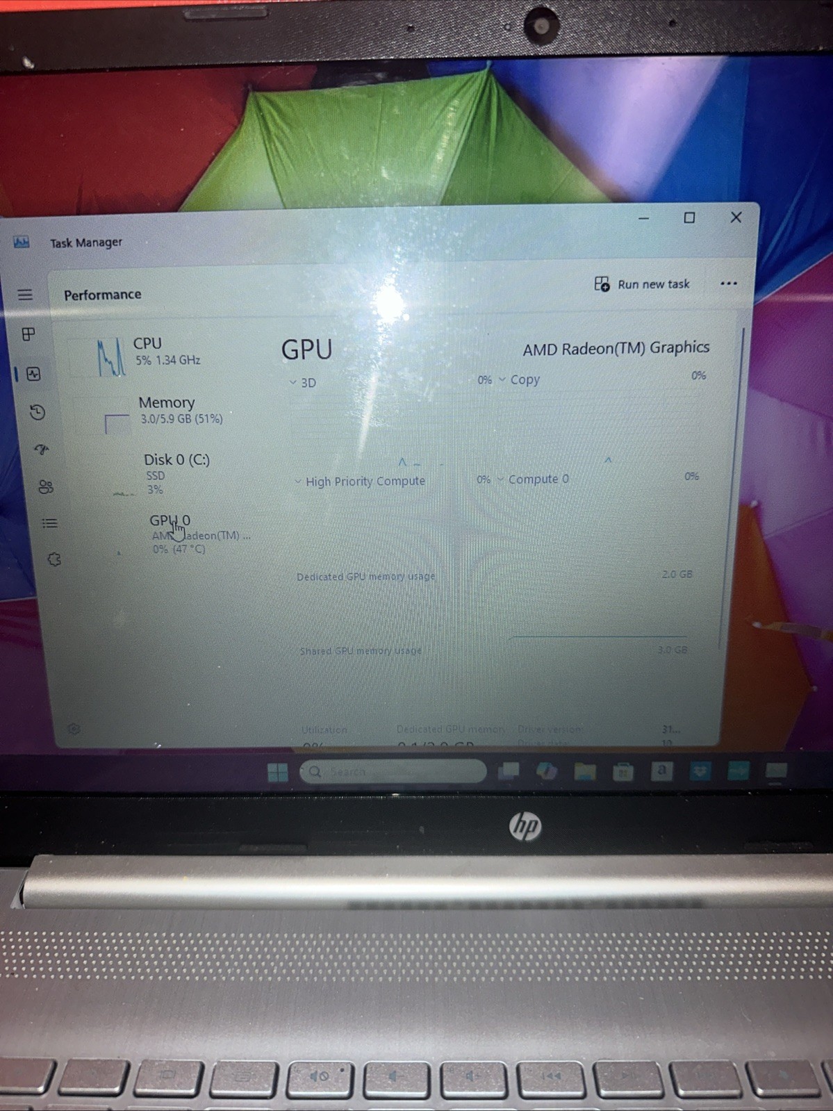 HP 15-ef1001ds 15.6″ Laptop AMD Athlon Gold 3150U (2.40 GHz) 8 GB Memory!