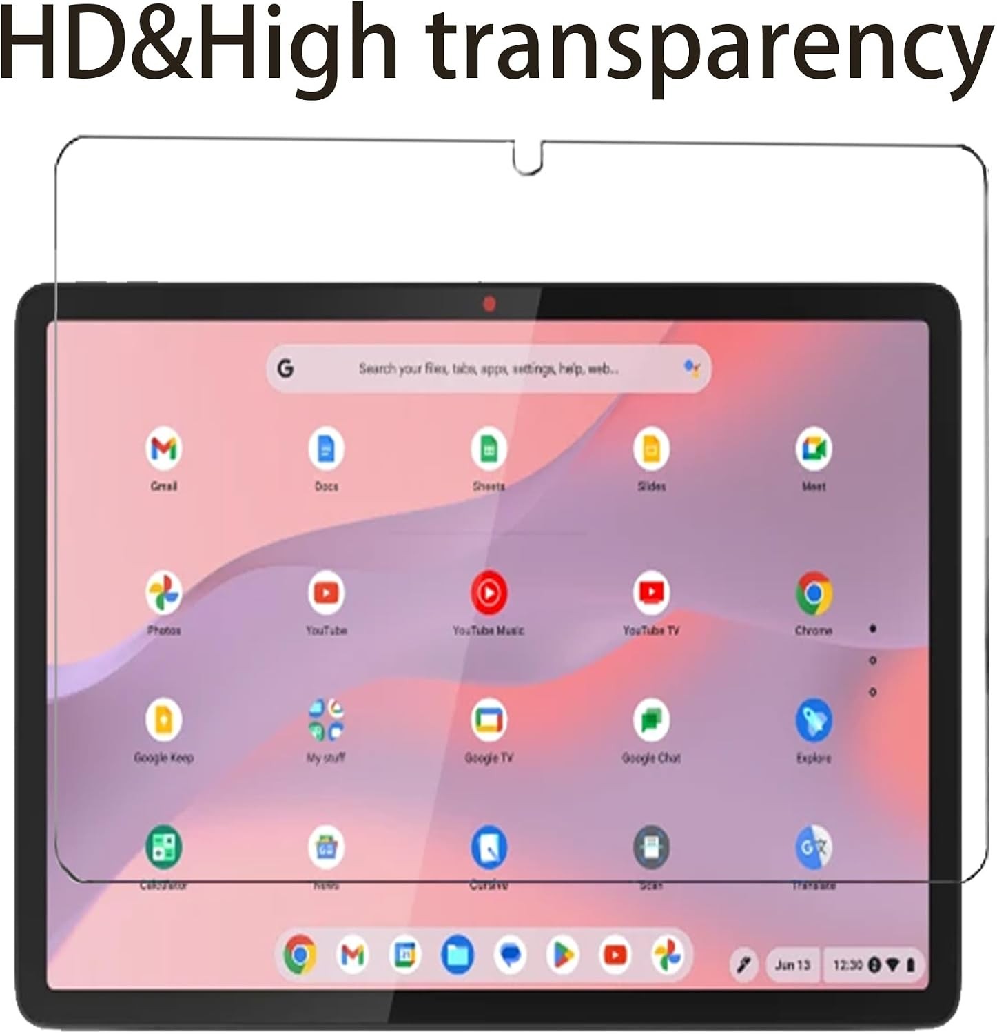 Screen Protector for Lenovo Chromebook Duet Gen 9 11 inch, Tempered Glass, Anti