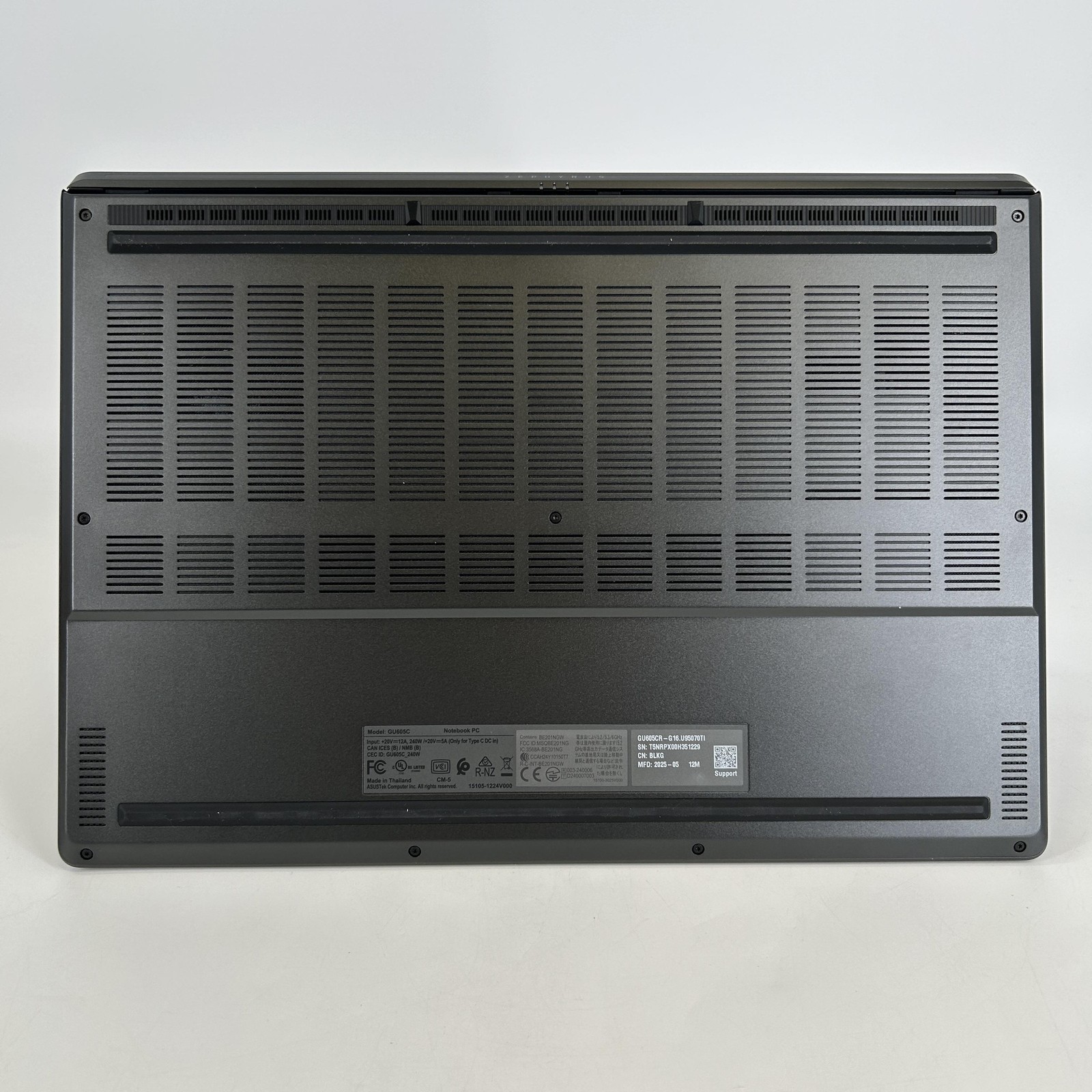 Asus ROG Zephyrus G16 GU605 16 QHD+ 2.9 GHz Ultra 9 285H 32GB 1TB RTX 5070 Ti