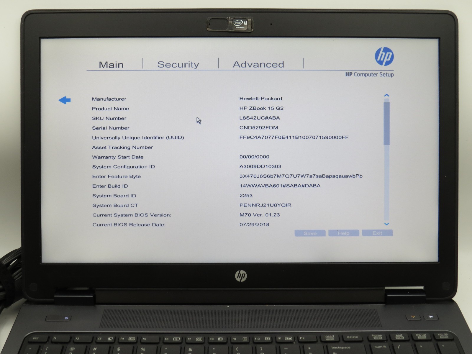 HP ZBook 15 G2 i7-4810MQ 24GB DDR3 256GB SSD K1100M 15″ No OS