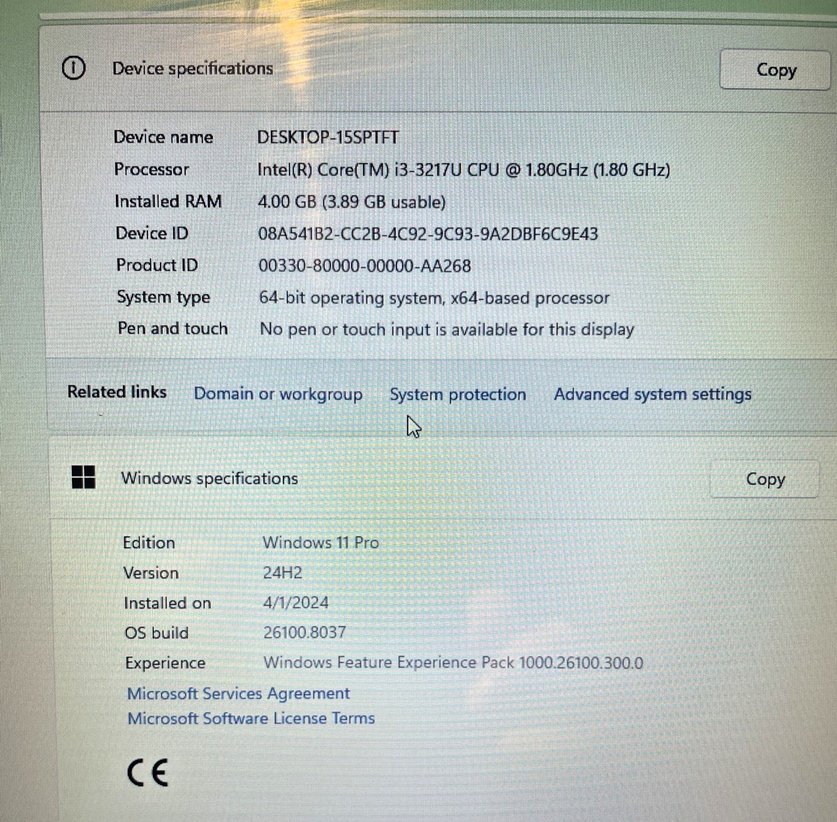 Vizio CT14 Intel i3 1.8GHz 4 GB, 128GB SSD HDD WIN11 with latest updates