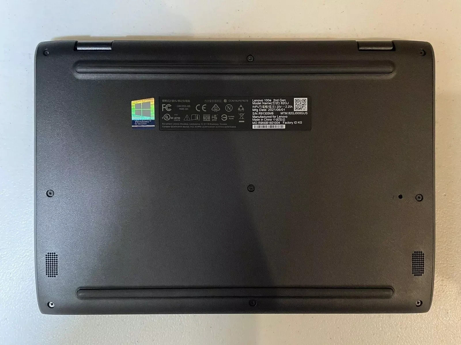 Lenovo 100e Gen2 11.6″ Laptop Window 10 ” Chromebook ” Kids School