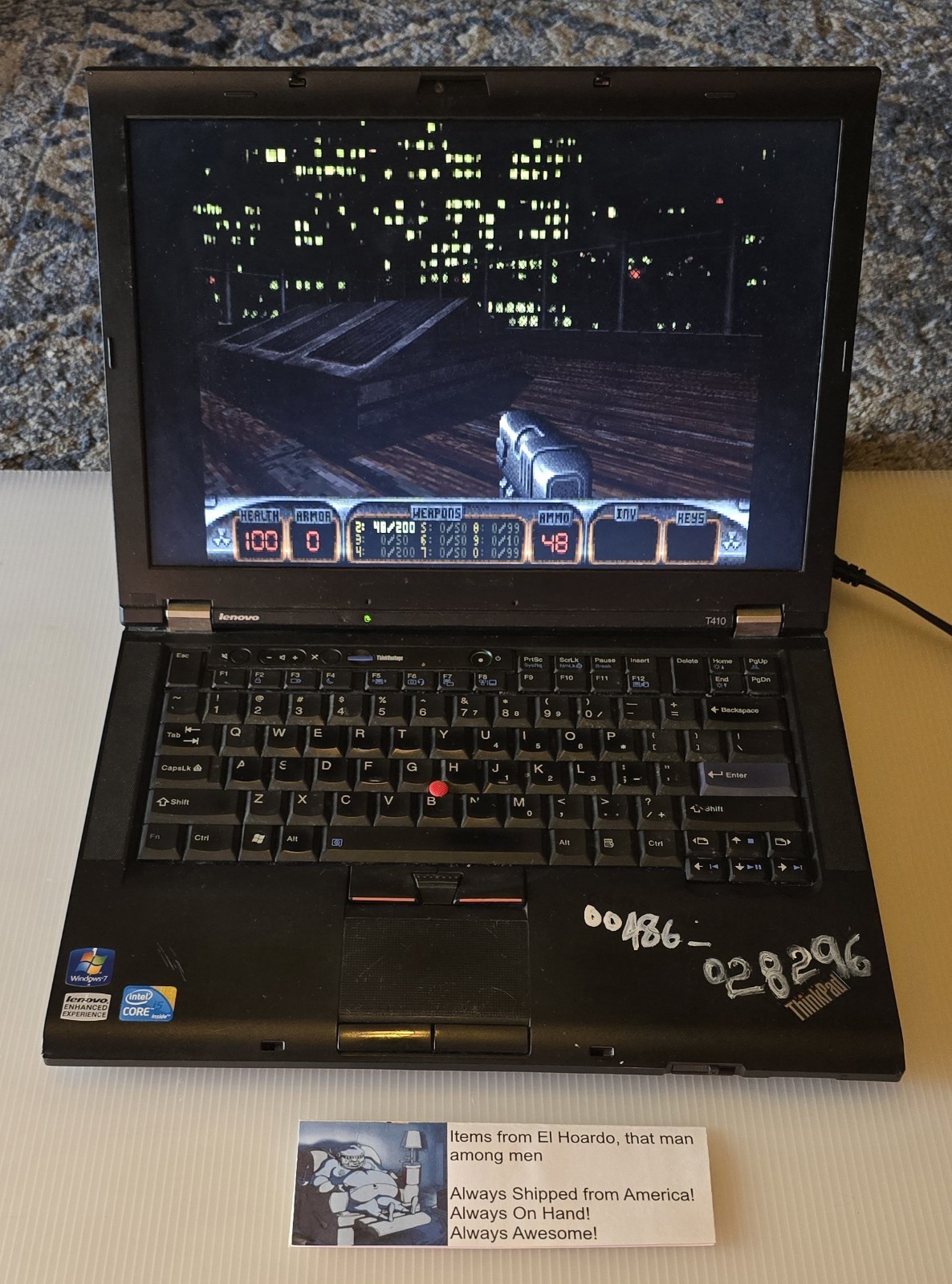 Lenovo ThinkPad T410 14″ Laptop, i5-M520/6GB RAM/500GB HDD/Windows 7 Pro
