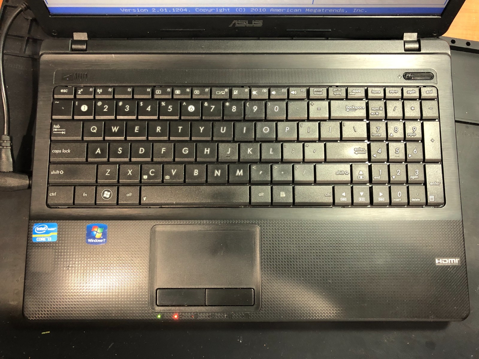 Asus K54C-5KSX 15.6″ Laptop, Intel i3-2350M, 4GB DDR3, No HDD, No OS, Used