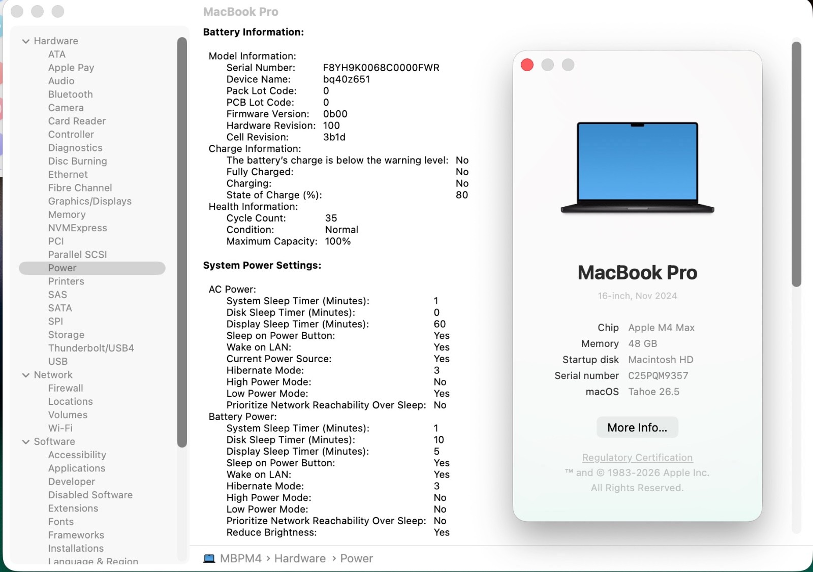 Apple | 16″ MacBook Pro MAX M4 | 48Gb 40Core |. 1 TB – APPLECARE+ | MX313LL/A