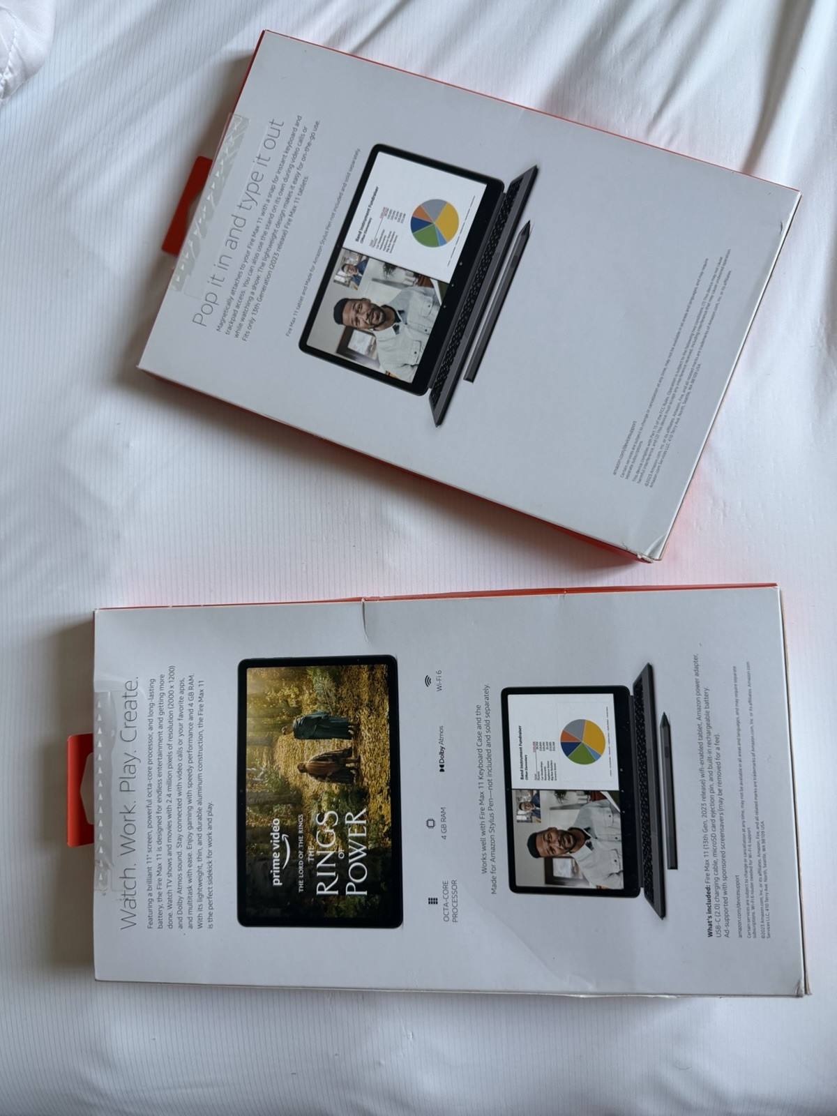Amazon Fire Max 11 Tablet and Keyboard Case