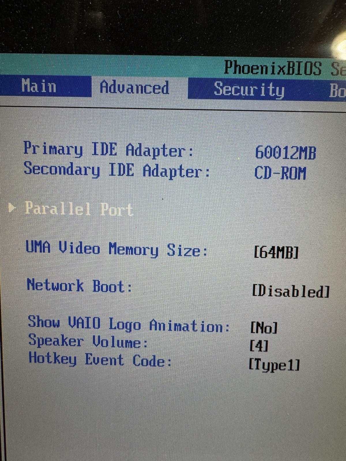 Vintage Sony Vaio PCG-9RFL Laptop Intel P4/960MB Ram/60GB HDD/Win XP Tested