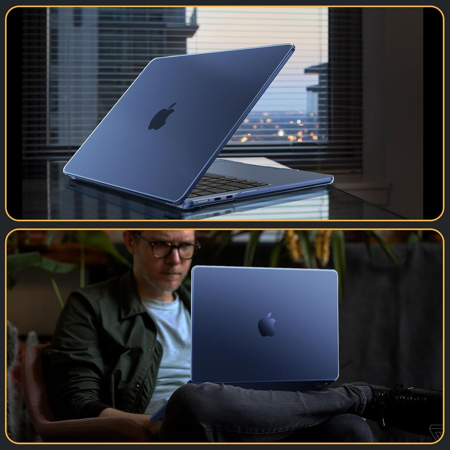 Case for MacBook Air 13.6 Inch A3449 A3240 A3113 A2681 (2022-2026) Slim Matte Fr