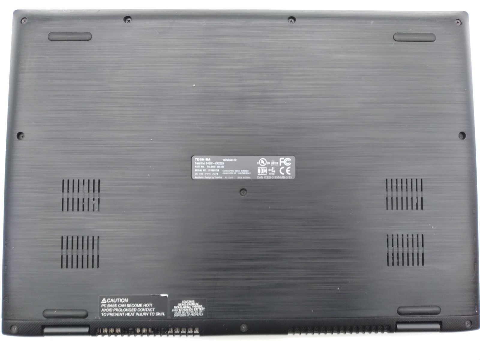 Toshiba Satellite E45W Touch* | Intel i3-5015u @ 2.1Ghz 6GB RAM 320GB HDD Win11P