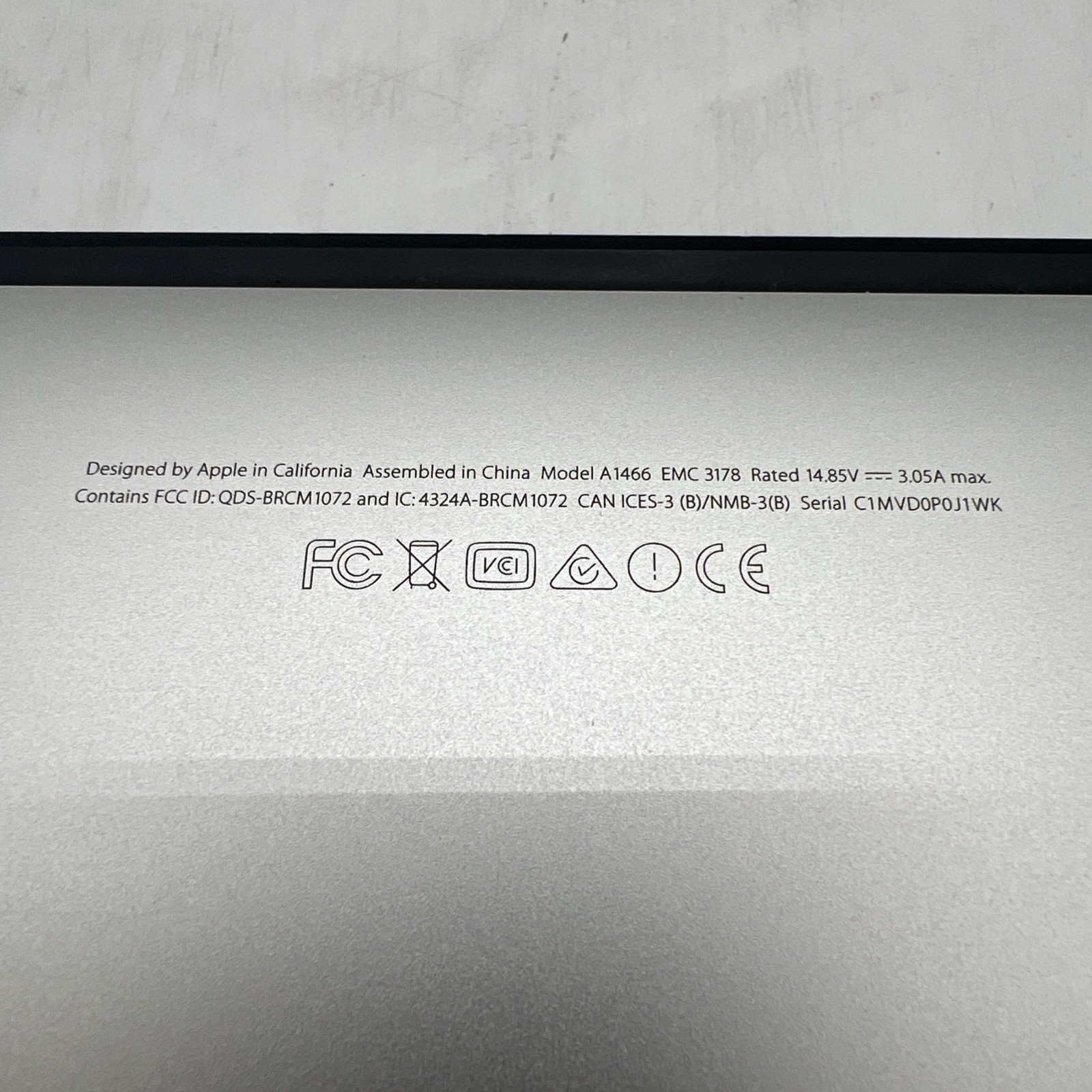 Apple MacBook Air A1466 E2015 i5 5350U 1.8GHz 8GB RAM 128GB SATA/SSD Monterey