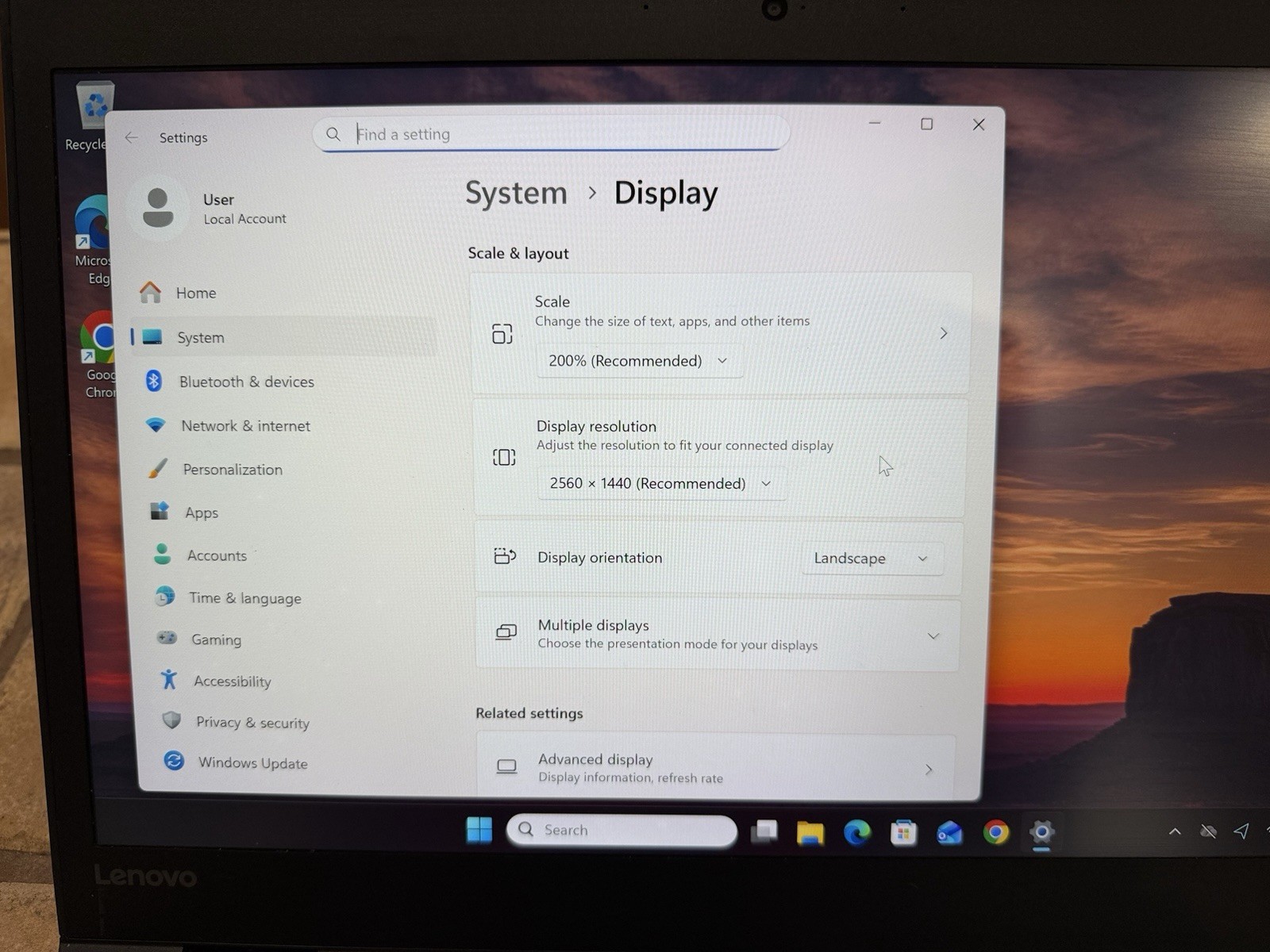 Lenovo ThinkPad X1 Carbon 4th Gen 14″ QHD i7 6600U 512GB SSD 16GB Ram W11 Pro