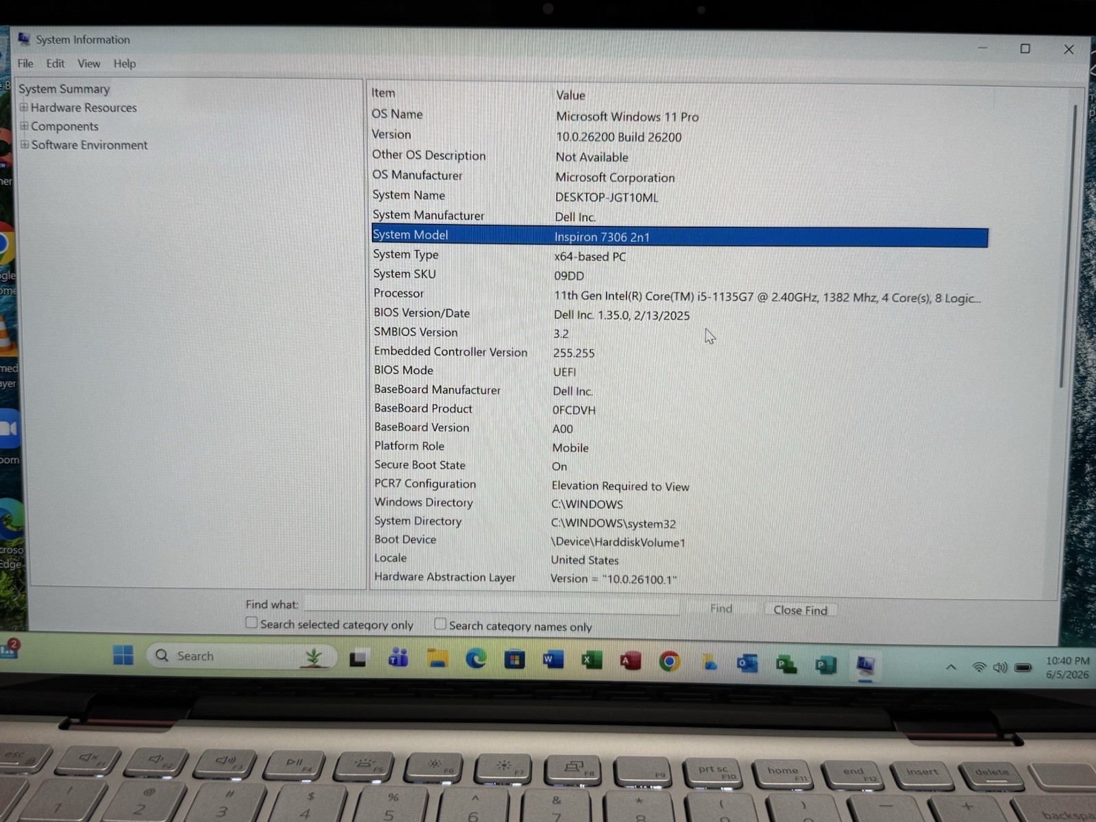 Dell Inspiron 7306 2-in-1 13.3″ Touch Core i5-1135G7 2.40GHZ 8GB RAM 512GB SSD
