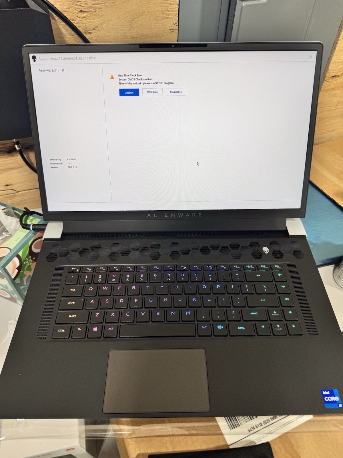 Alienware x17 R1 Laptop Lunar Light 17.3” Display (SEE DETAILS & DESCRIPTION)