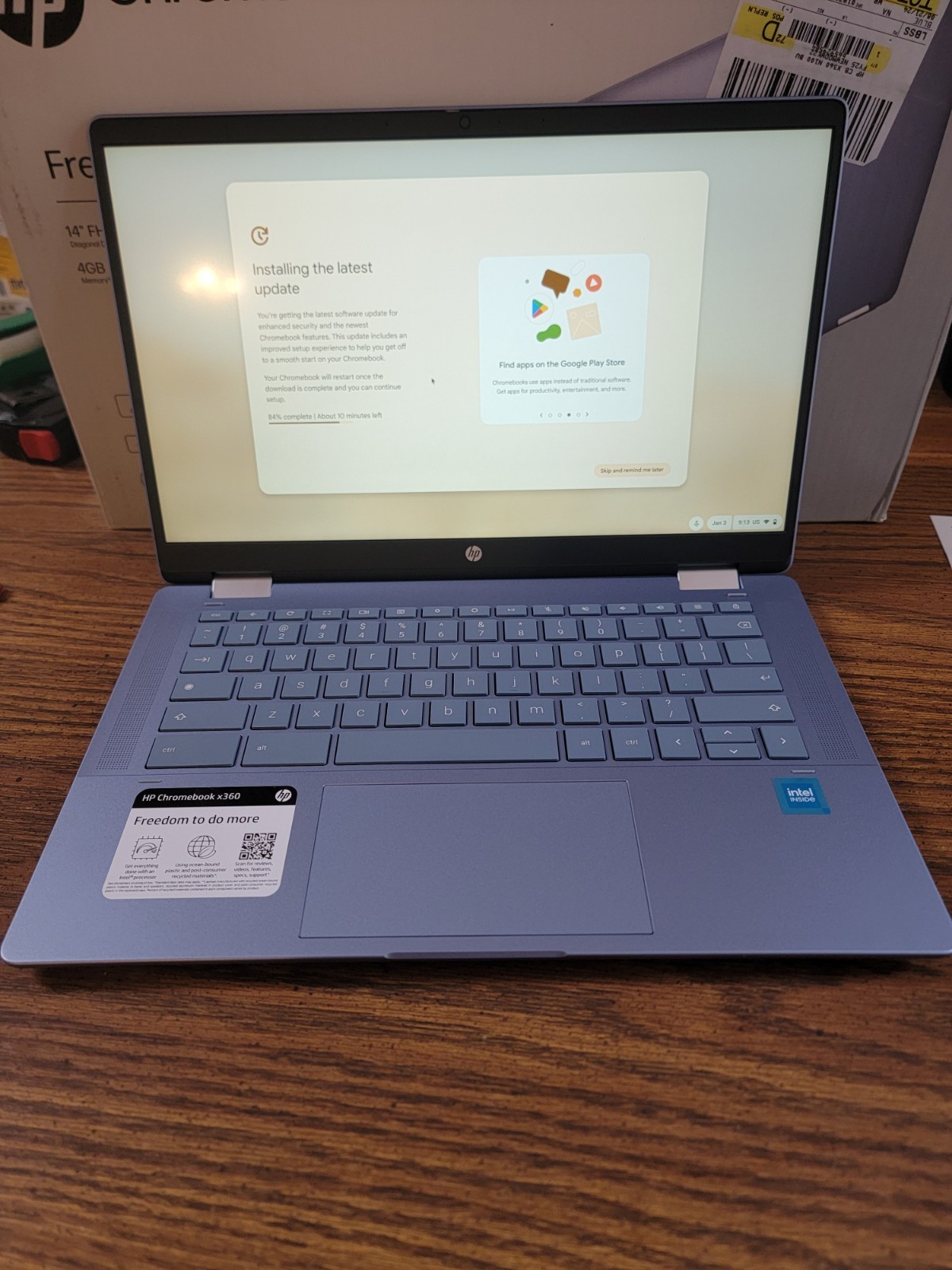 HP Chromebook X360 14B-CD0130WM 14″ Touch Intel N100 4GB RAM 64GB SSD Laptop
