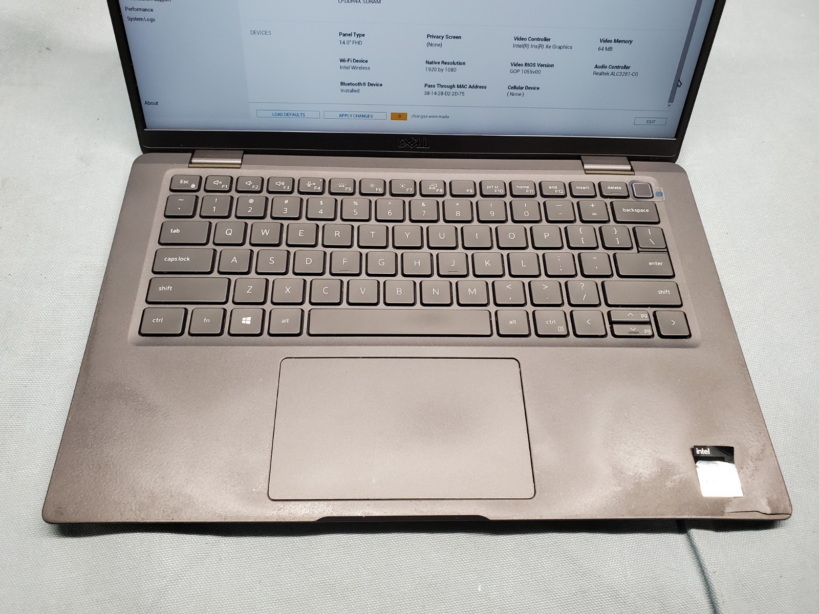 Dell Latitude 7420 i5 1145G7 2.60GHz/ 16GB/ No SSD 1920×1080 #2653