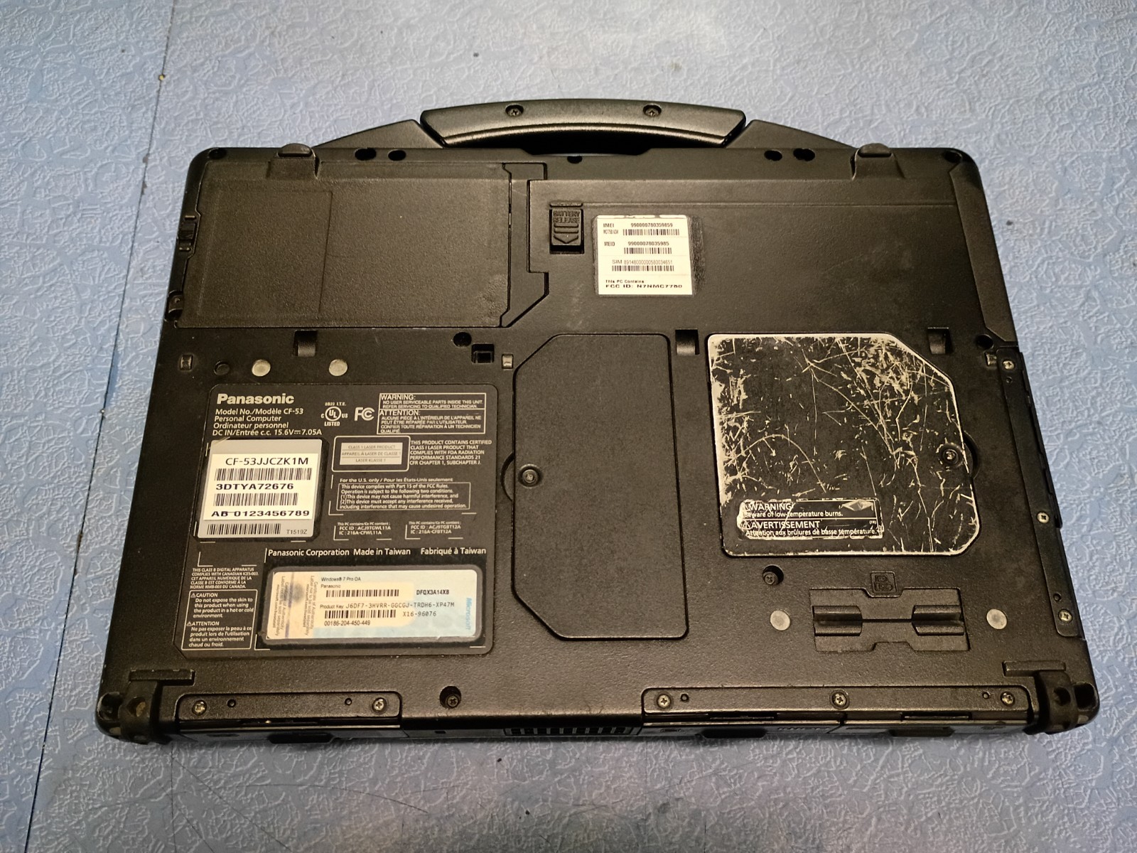 Panasonic ToughBook CF-53 mk2 i5-3320M 2.60GHz 8gb Ram 120gb SSD, AntiX Linux