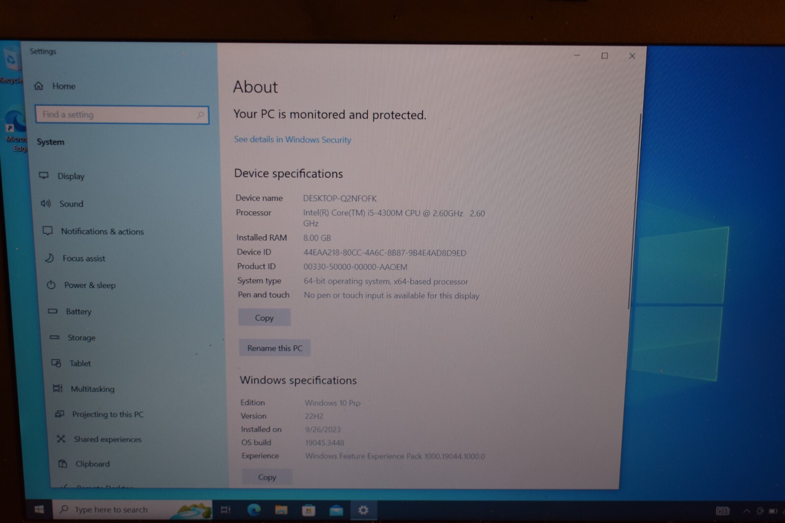 Dell Latitude E6540 Core i5-4300M 8GB RAM 512GB SSD Windows 10 Pro 1920x1080p