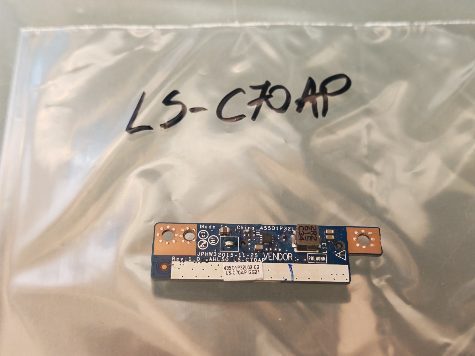 HP 15-AY 15-AC 255 G5 15-AF 2550 255 G4 SSD PORT CARD LS-C70AP