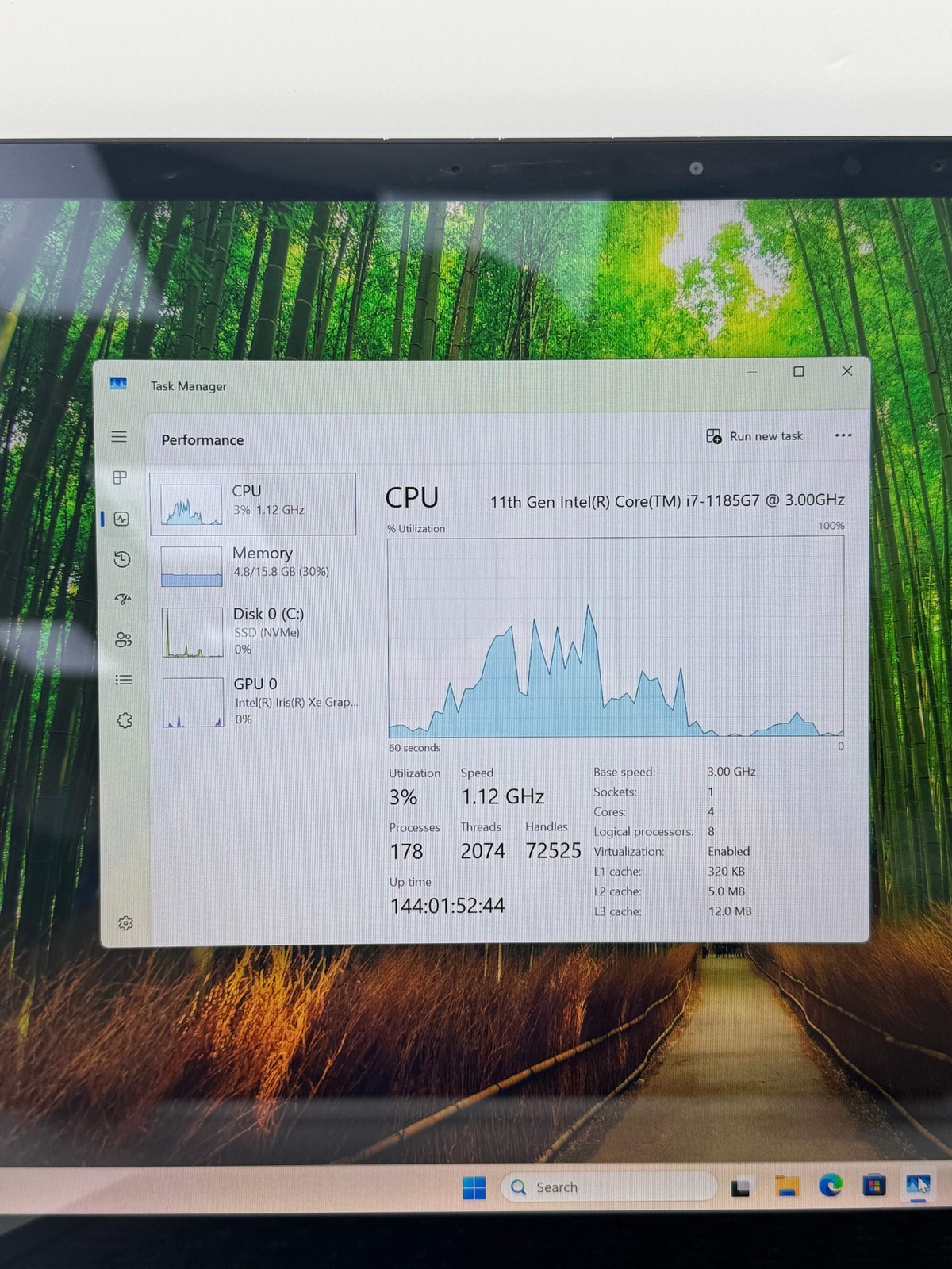 Microsoft Surface Laptop 4 1951 13.5″ Core i7 11th Gen 16GB 256GB Black Used
