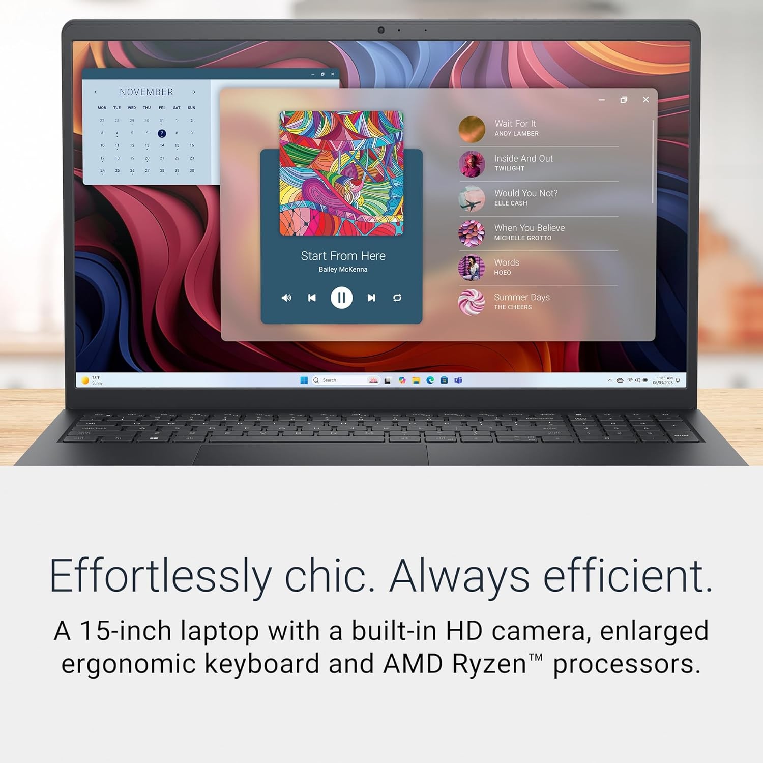 NEW Dell Inspiron 15 15.6″ FHD Laptop AMD Ryzen 5 7520U 8GB RAM 512GB SSD Black
