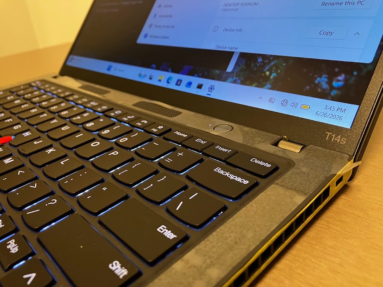 Lenovo ThinkPad T14s (Gen3) i7 with 32GB RAM, 512GB NVME and Win11 pro
