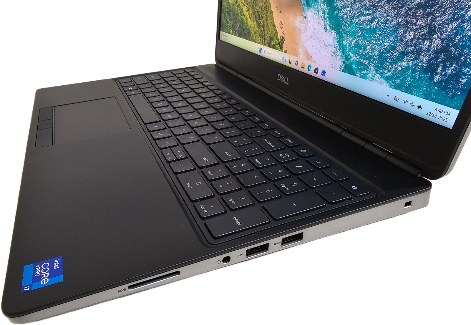 Dell Precision 7560 Laptop – i7-11850H 2.5ghz 32GB 512GB -T1200-Webcam- Dell Wty