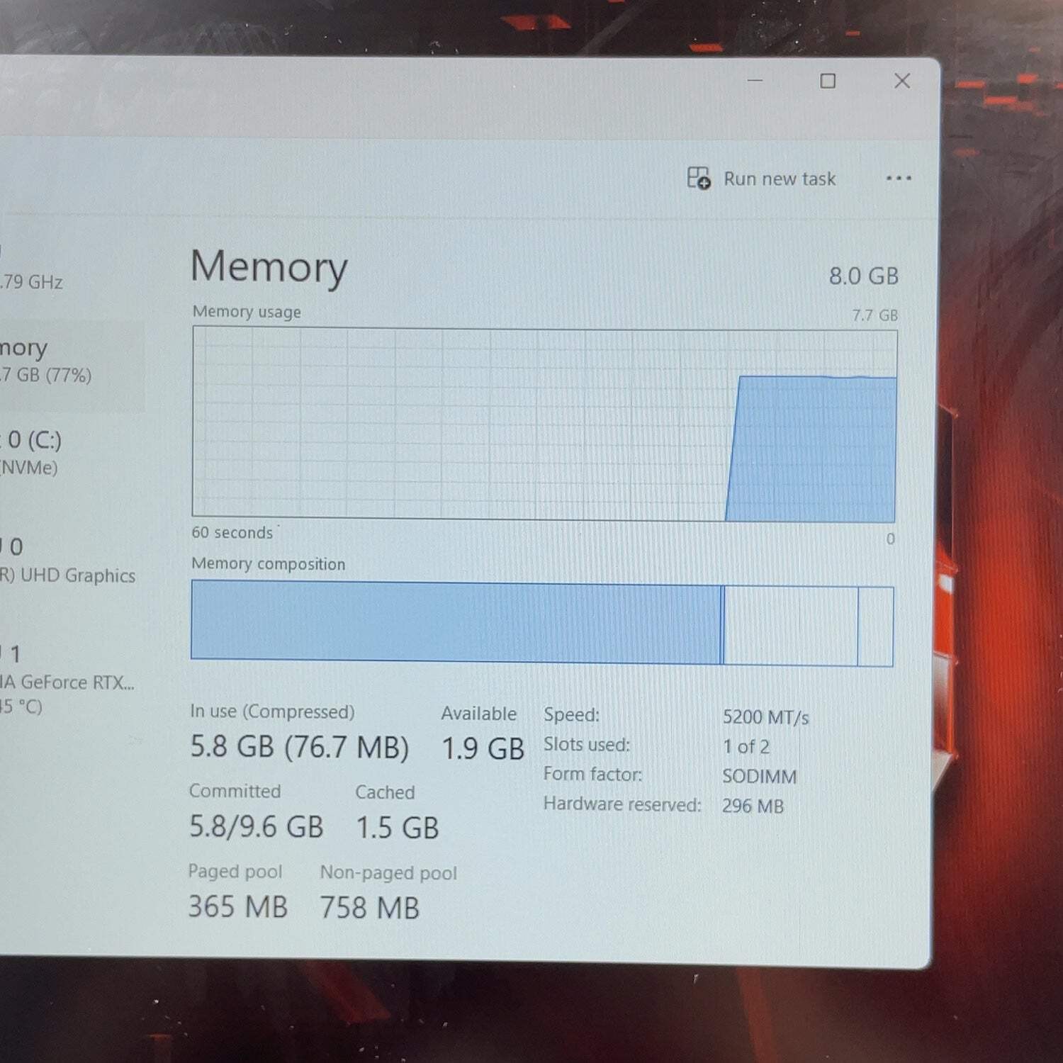 Acer Nitro V 15 ANV15-51 15.6″ i5-13420H 2.1GHz 8GB RAM 512GB SSD RTX 2050