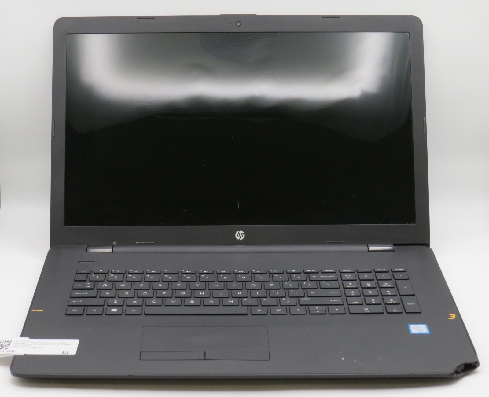 HP 17-bs011dx | i5-7200U @ 2.5GHz | 8GB RAM | 17″ | No OS/AC | PARTS