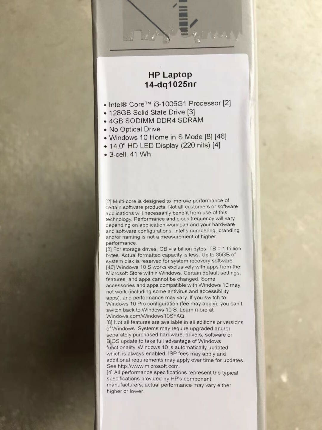 New HP 14″ Laptop Intel i3 1005G1, up to 16GB RAM 1TB SSD Jet Black