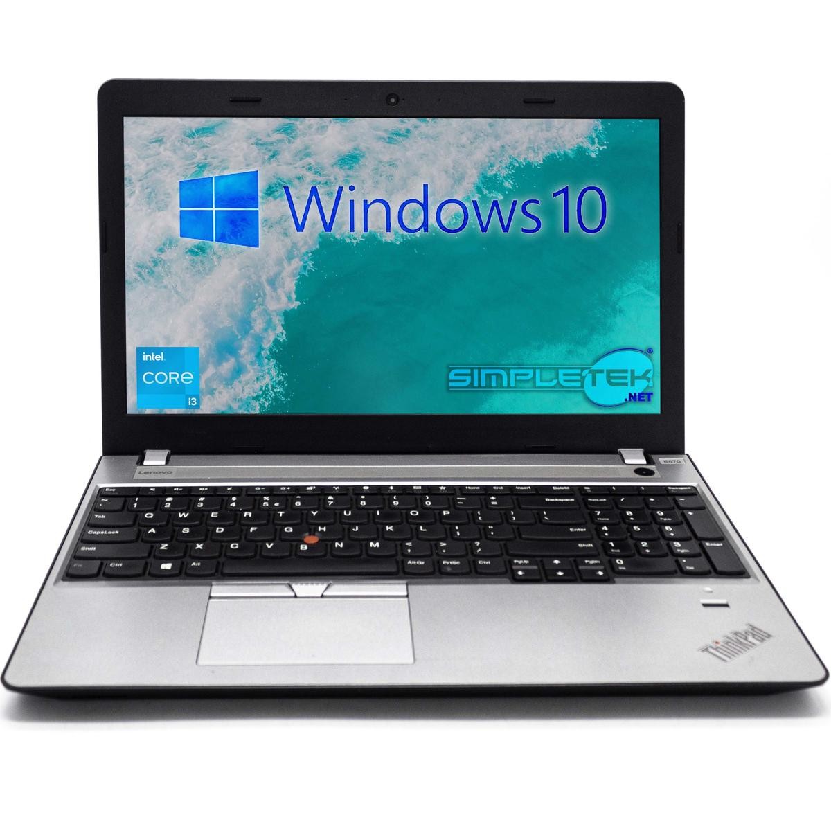 Lenovo E570 15.6″ FHD I3 7100u Victory 10 8gb 240gb Laptop Nvme Business_