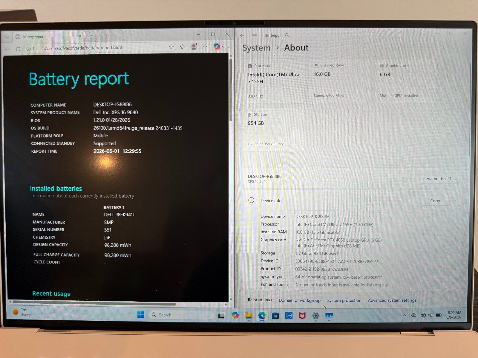 Dell XPS 16 9640 FHD+ 120Hz (Core Ultra 7 155H, 16GB/1TB SSD, RTX 4050) #10