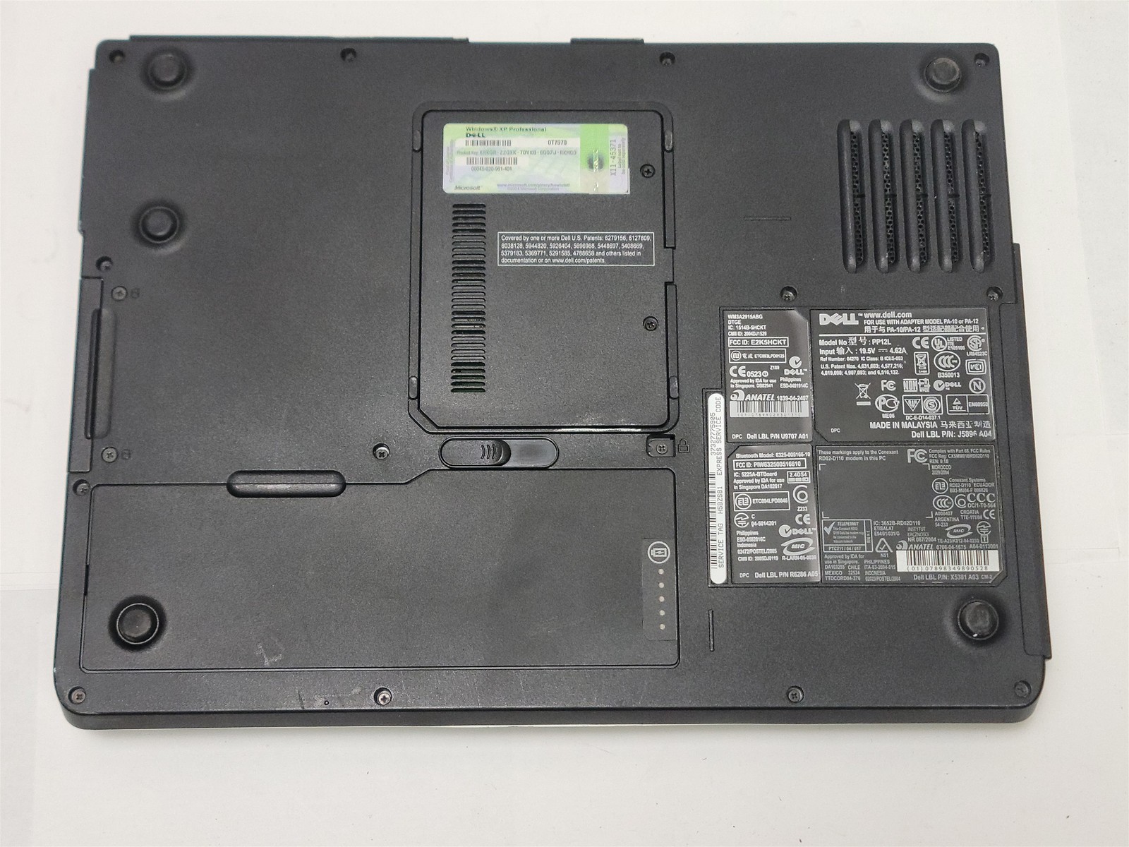 Dell Inspiron 6000 PP12L Windows XP Intel Pentium M 1.60 GHz 512 MB RAM