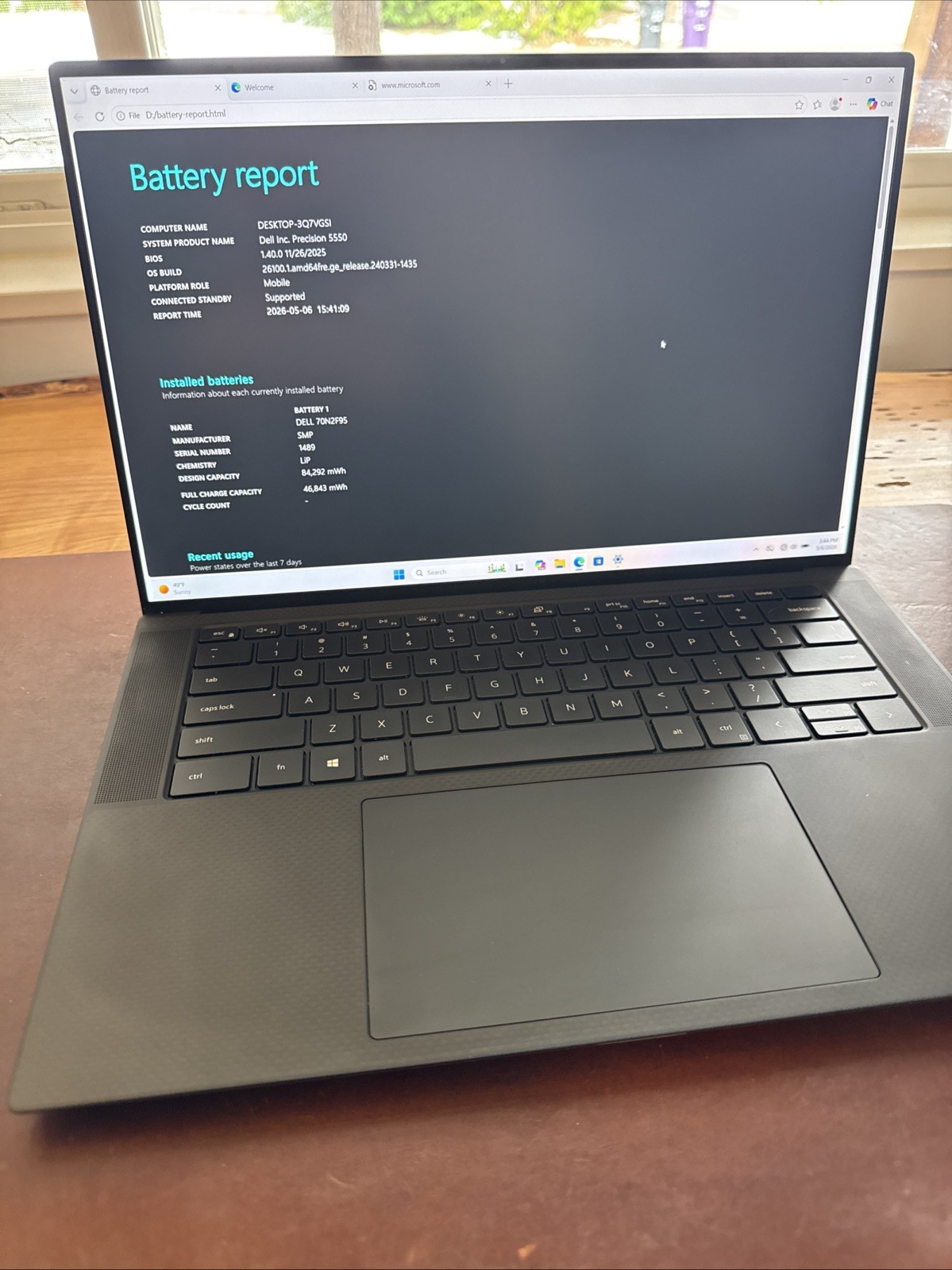 Dell Precision 5550 15in FHD+ i7-10750H 2.60GHz – 32GB 512GB SSD — Quadro T1000