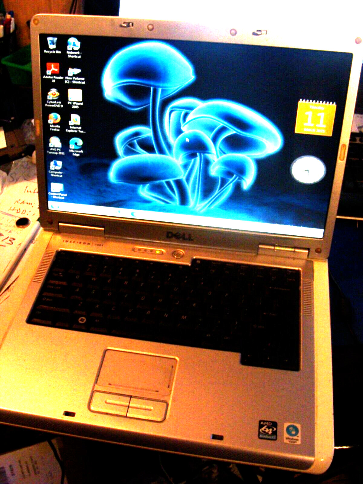 Dell Inspiron 1501 AMD Turion 64 X2 Tk-53 1.70Ghz 1.50GB RAM 80GB HDD Win 7 Pro