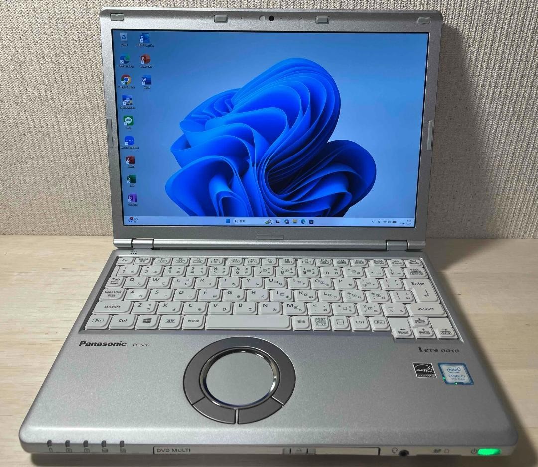 Panasonic Let’s Note CF-SZ6 Core i5-7200U 8GB 256GB SSD Win11 Pro DVD