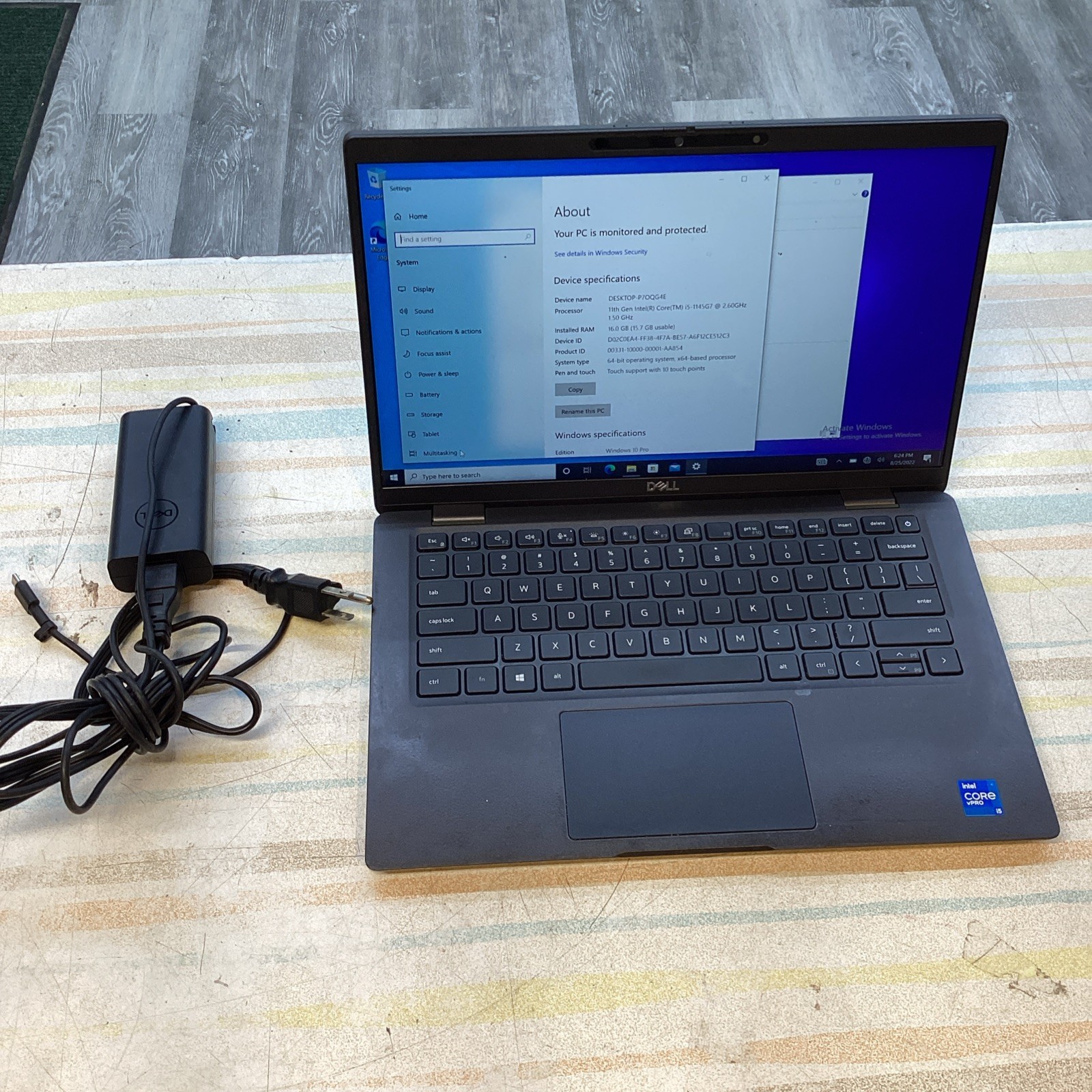 Dell Latitude 7420 2021 14″ i5-1145G7 2.6GHz 16GB 256GB SSD Laptop
