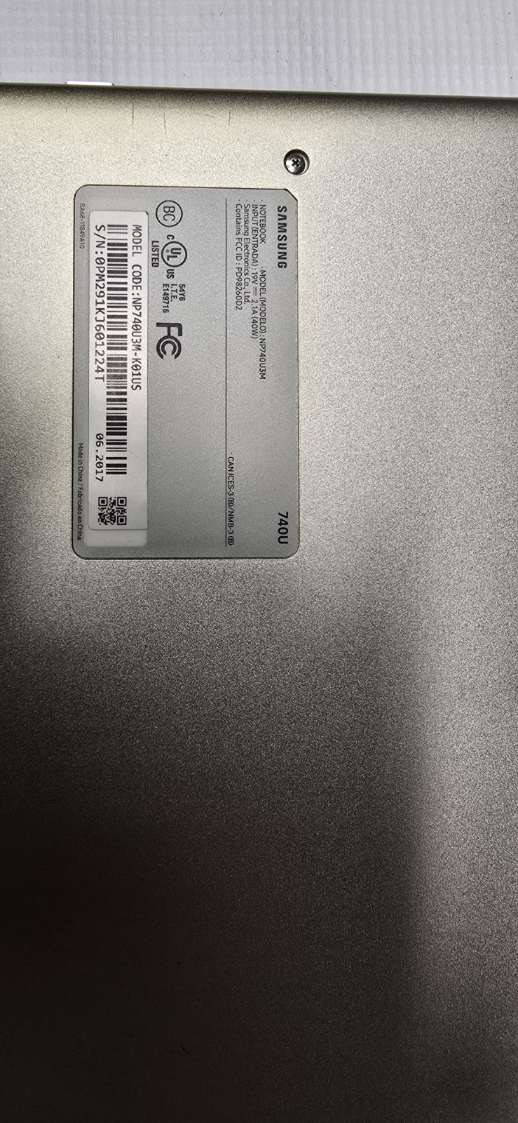 Samsung Np740u3m Laptop