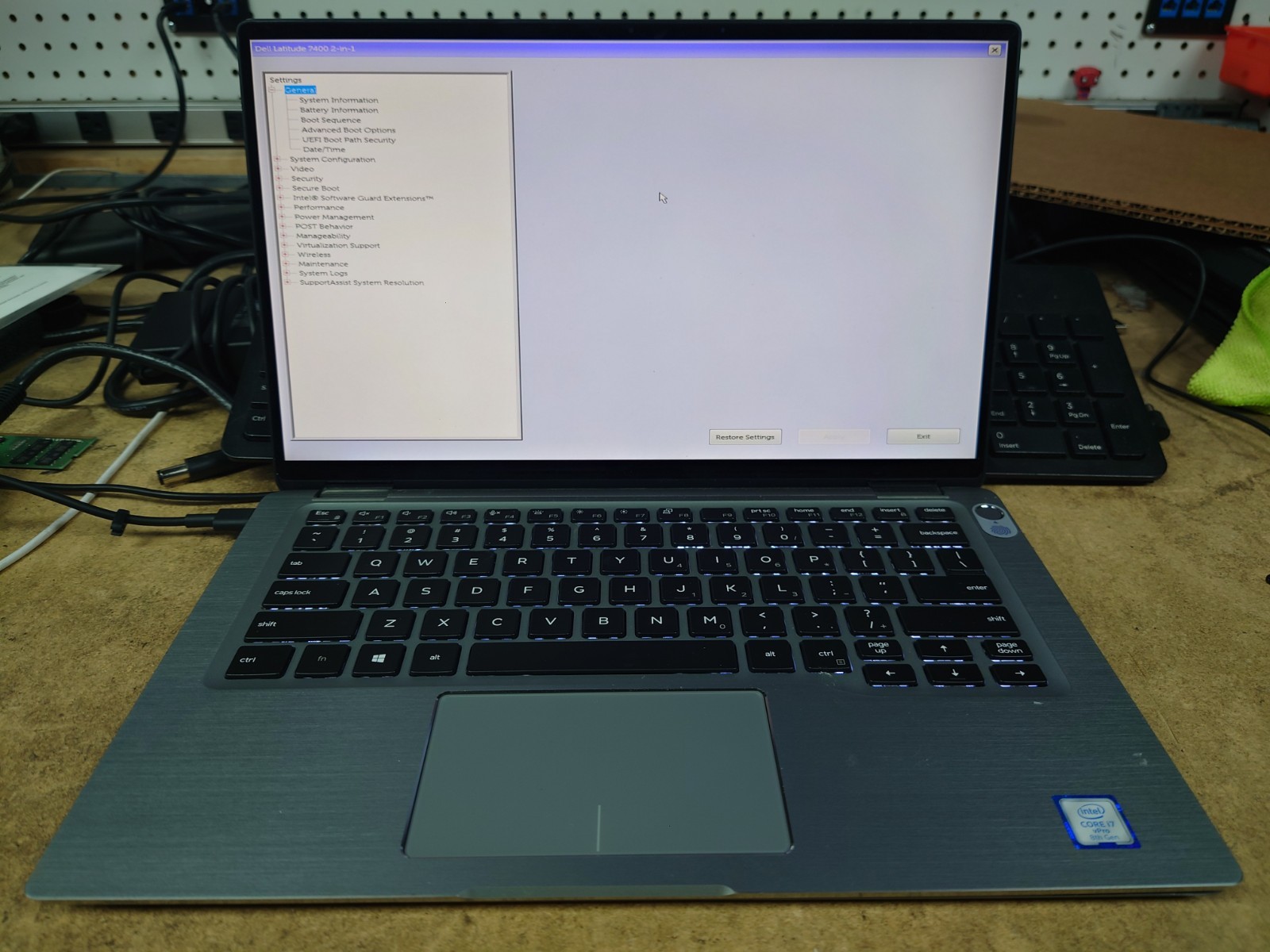 Dell Latitude 7400 2-n-1 14″ FHD Touch i7-8665U 8GB RAM No Battery/OS/SSD