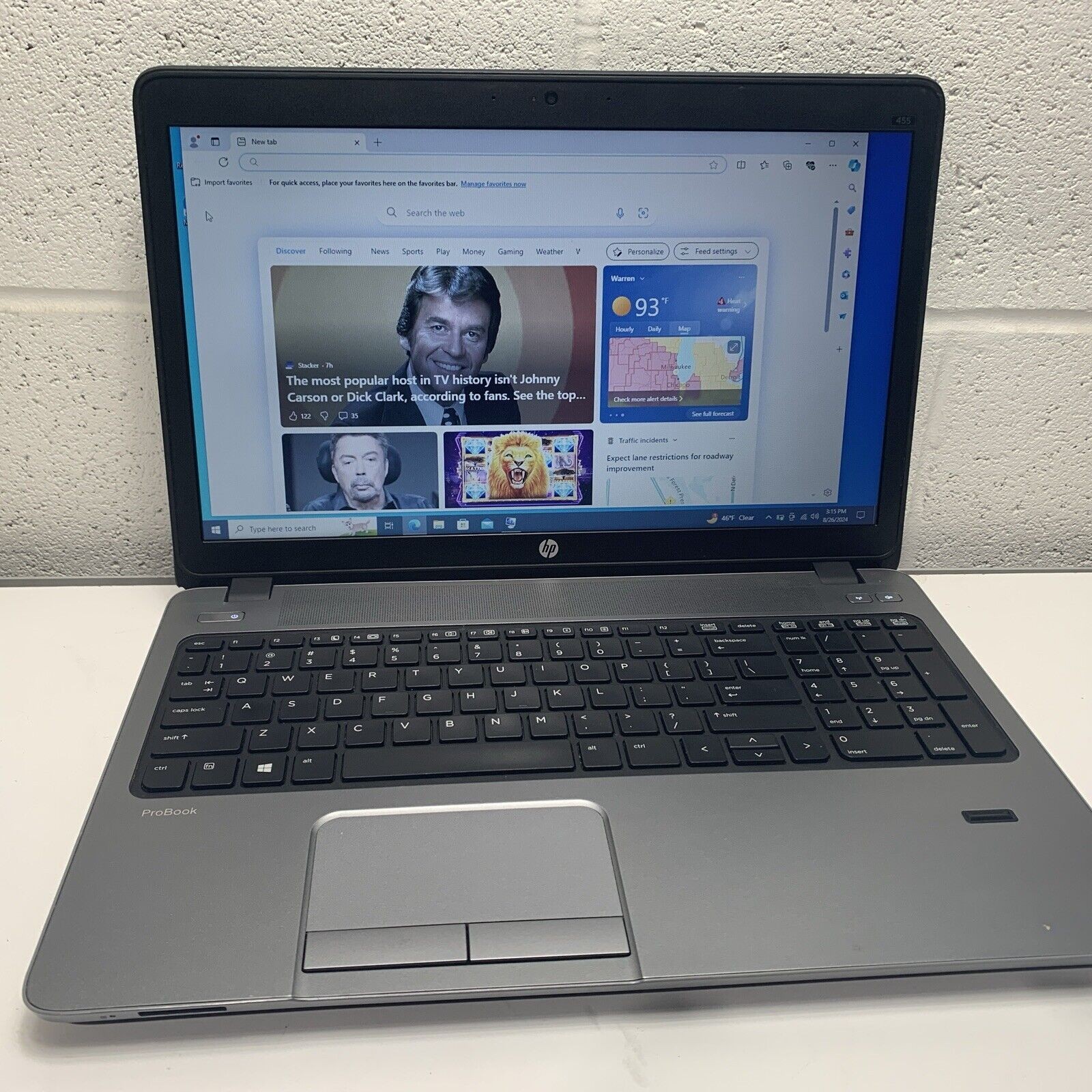 HP PROBOOK 455 G1 AMD RADEON A6-5350M 8GB RAM 500gb HD WIN 10