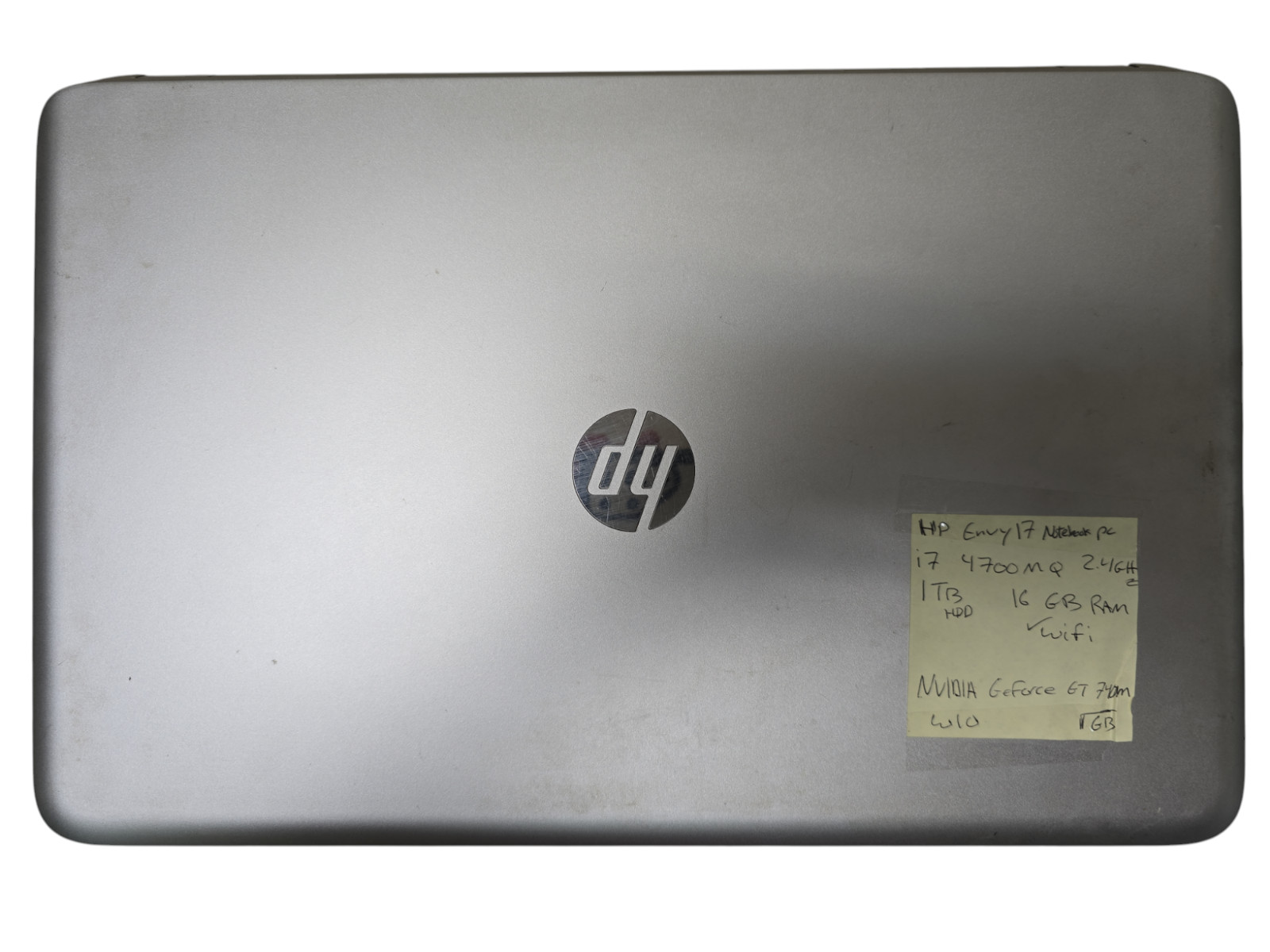 HP Envy 17T-J000 i7-4700MQ@2.4GHz 1TB HDD 16GB Ram Win 10 Tested