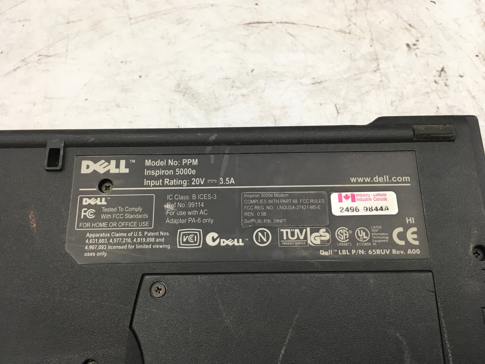 DELL INSPIRON 5000E – FOR PARTS/REPAIR – INTEL I5-8250U – 256MB RAM – READ – BB!