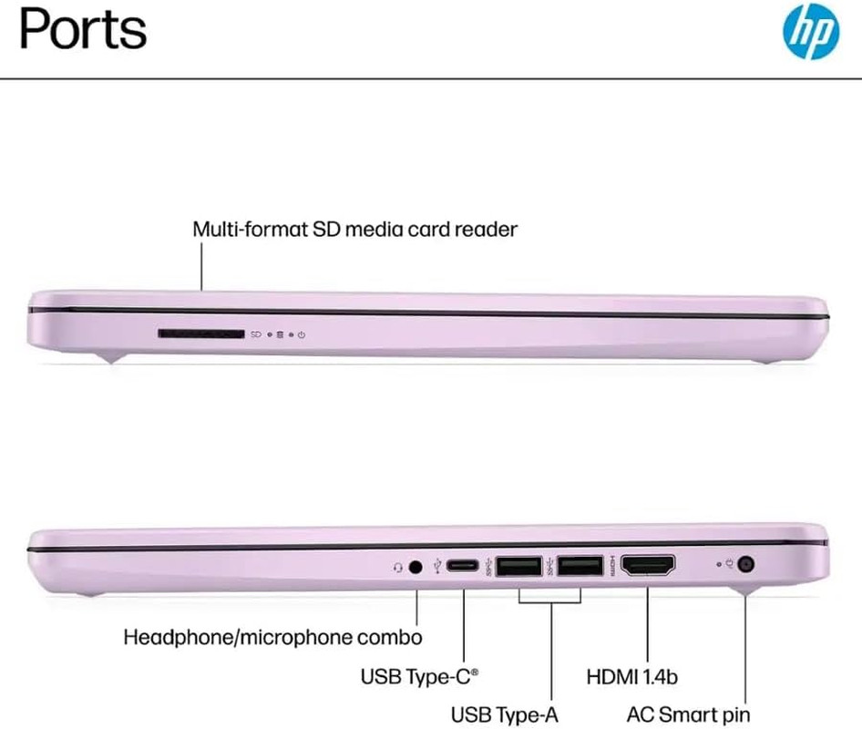 14″ HD Thin and Light Laptop, Intel Processor N150(Beat N4120), 8GB RAM, 256GB S