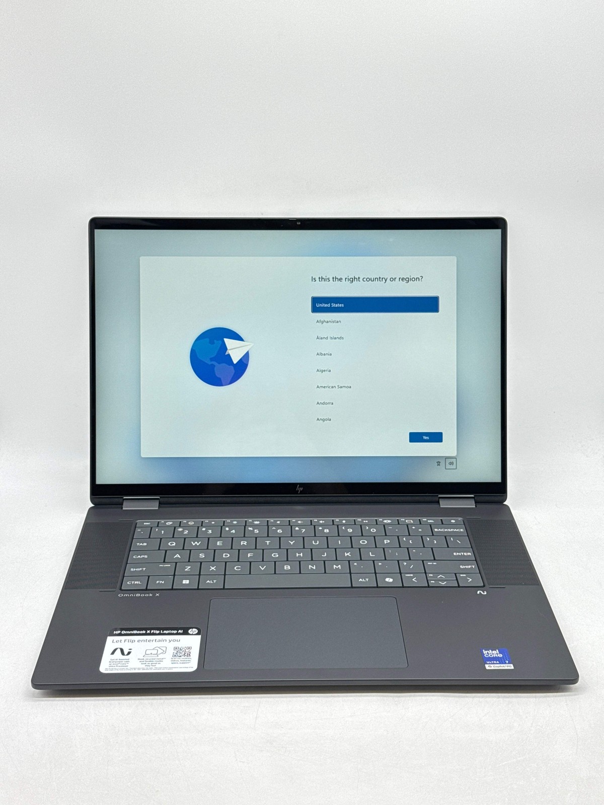HP OmniBook X FlipNGAI 16″ Touch Core Ultra 7 256V 16GB DDR5 RAM 1TB SSD